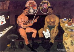 Självporträtt och ett porträtt av Pyotr Konchalovsky Självporträtt och ett porträtt av Pyotr Konchalovsky