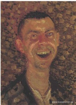 Självporträtt skrattar Självporträtt skrattar