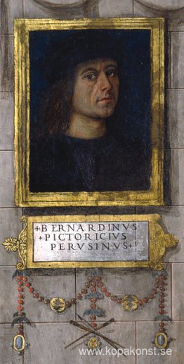 Självporträtt i Baglioni-kapellet Självporträtt i Baglioni-kapellet