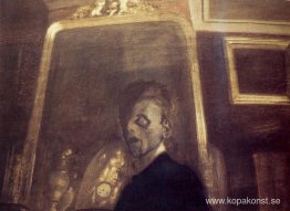 Självporträtt i spegel Självporträtt i spegel