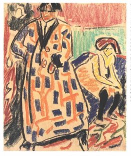 Självporträtt med modell Självporträtt med modell