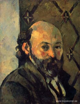 Självporträtt framför oliv tapet Självporträtt framför oliv tapet