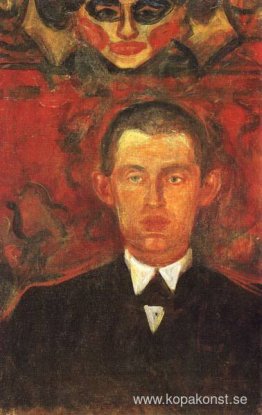 Självporträtt under kvinnans mask Självporträtt under kvinnans mask