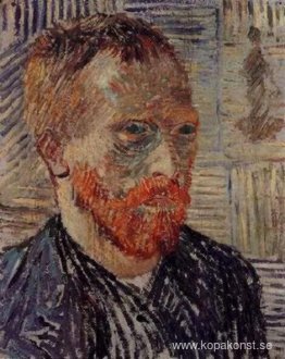 Självporträtt med japanskt tryck Självporträtt med japanskt tryck