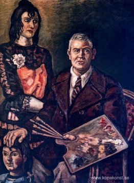 Självporträtt med docka Självporträtt med docka