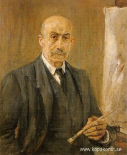 Självporträtt med palett Självporträtt med palett