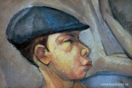 Självporträtt bär keps Självporträtt bär keps