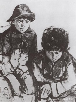 Serovs barn. Yuri och Sasha Serovs barn. Yuri och Sasha