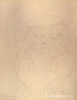 Stilleben med två vaser Stilleben med två vaser