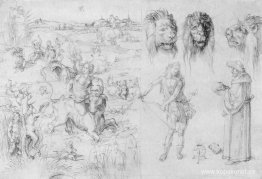 Studieblad med våldtäkten av Europa Studieblad med våldtäkten av Europa