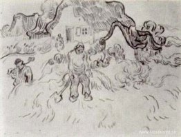 Stugor med tre figurer Stugor med tre figurer