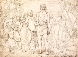 Cymon och Iphigenia, studie Cymon och Iphigenia, studie