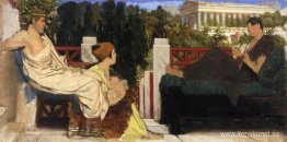 Figurer på terrassen vid Akropolis Figurer på terrassen vid Akropolis