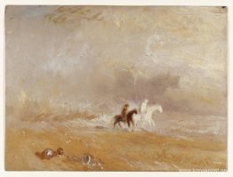 Ryttare på en strand Ryttare på en strand