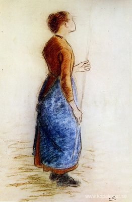 Studie för äppelplockaren Studie för äppelplockaren