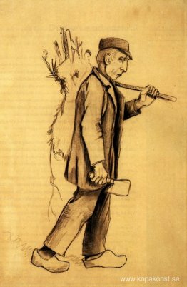 Man med en träsäck Man med en träsäck