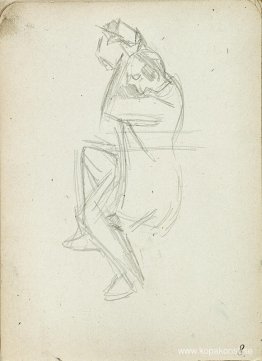 Dansande man från skissbok 60 Dansande man från skissbok 60