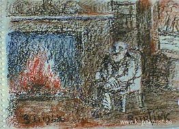 Porträtt av Elshemius Porträtt av Elshemius