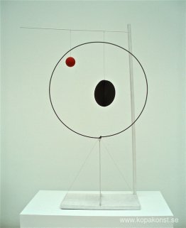 Objekt med röd boll Objekt med röd boll