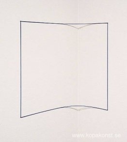 Blå Day-glo hörnstycke Blå Day-glo hörnstycke