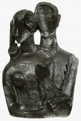 Dubbelt porträtt av Nel och Henk Wiegersma Dubbelt porträtt av Nel och Henk Wiegersma