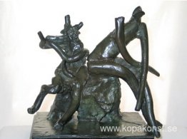 Nymf och Satyr Nymf och Satyr