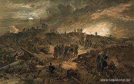 Inre av Malakoff med resterna av det runda tornet Inre av Malakoff med resterna av det runda tornet