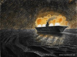 HMS Ark Royal i aktion HMS Ark Royal i aktion