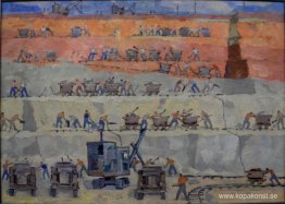 Bearbetning av tugbrin i närheten om Kutaisi Bearbetning av tugbrin i närheten om Kutaisi