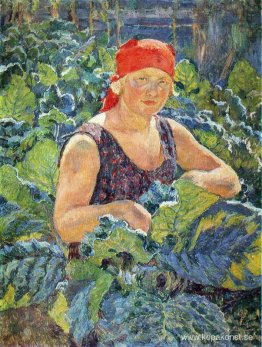 Flicka på tobaksplantagerna Flicka på tobaksplantagerna