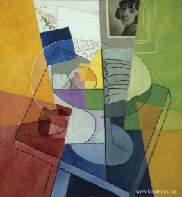 Stilleben. Centrifugal expansion av färger. Stilleben. Centrifugal expansion av färger.