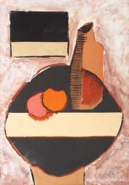 Natură statică cu vas și fructe Natură statică cu vas și fructe