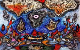 Gryning. Explosivt landskap Gryning. Explosivt landskap