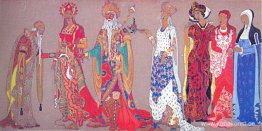 Skisser av kostymer för "Princess Maleine" Skisser av kostymer för "Princess Maleine"