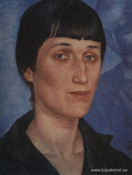 Porträtt av Anna Akhmatova Porträtt av Anna Akhmatova