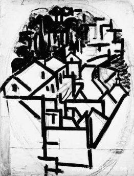 Landskap (studie för komposition XII) Landskap (studie för komposition XII)