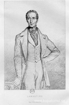 Porträtt av Lamartine Porträtt av Lamartine