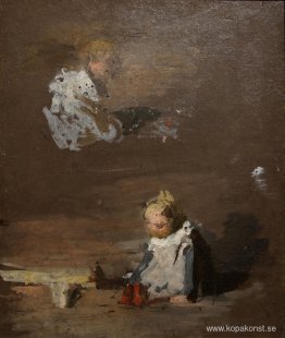 Studier av en baby Studier av en baby