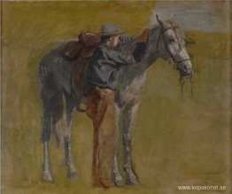 Skiss för Cowboys i Badlands Skiss för Cowboys i Badlands