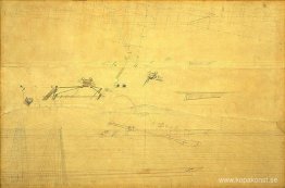 Perspektivritning för The Biglin Brothers Turning The Stake Perspektivritning för The Biglin Brothers Turning The Stake