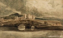 Rhyddlan slott och bron Rhyddlan slott och bron