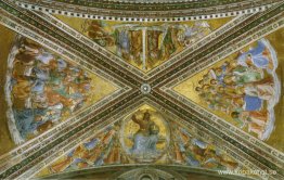 Utsikt över kapellvalvet Utsikt över kapellvalvet