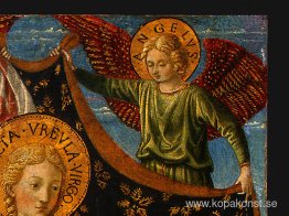 Saint Ursula med änglar och donator (detalj) Saint Ursula med änglar och donator (detalj)