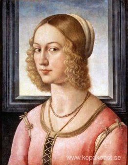 Porträtt av Giovanna Tornabuoni Porträtt av Giovanna Tornabuoni