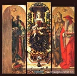 Polyptykens centrala paneler Polyptykens centrala paneler