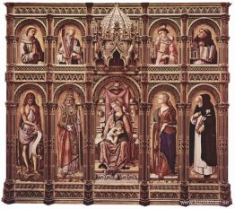 Madonna på tron Madonna på tron