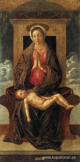 Madonna Enthroned Cherishing the Sleeping Child Madonna Enthroned Cherishing the Sleeping Child