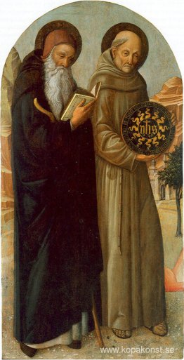 Saint Anthony Abbot och Saint Bernardino da Siena Saint Anthony Abbot och Saint Bernardino da Siena