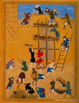 Byggandet av fortet Kharnaq Byggandet av fortet Kharnaq