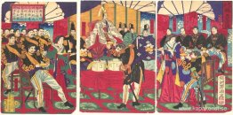 Vy över gåvan av kejsarens gåvokopp Vy över gåvan av kejsarens gåvokopp